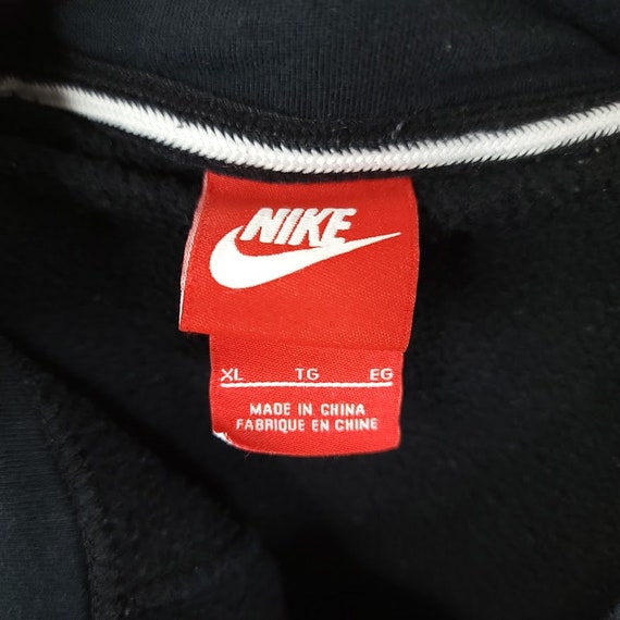 Nike Large Center Swoosh Hoodie Sweatshirt Vintag… - image 6