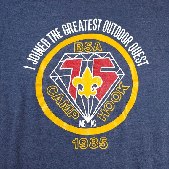 Vintage Camp Hook Summer Camp T Shirt Mens Size S… - image 2