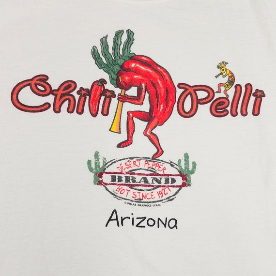 Vintage ChiliPelli Hot Sauce T Shirt Mens Size La… - image 2