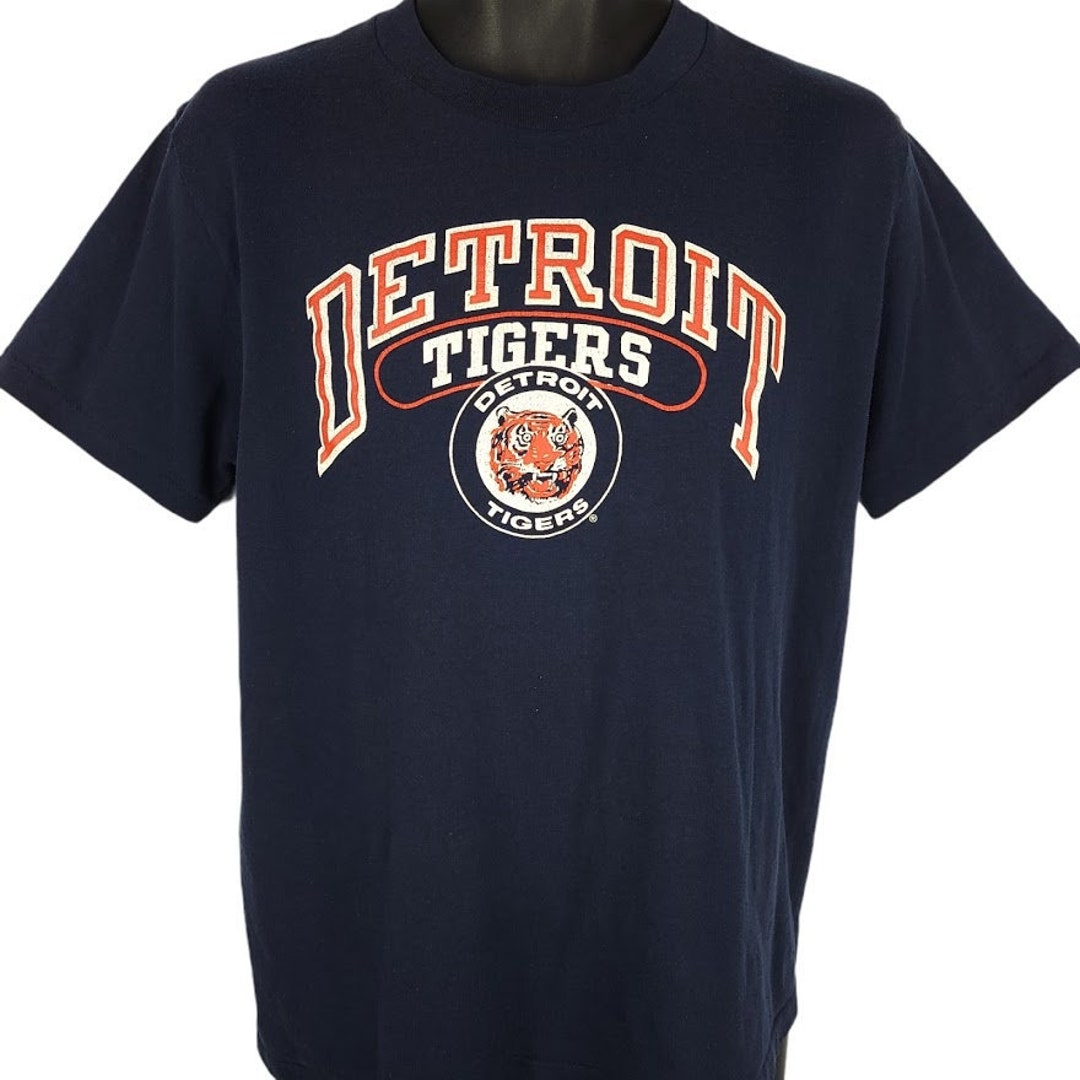 VINTAGE MLB DETROIT TIGERS TEE SHIRT 1990s SIZE LARGE MADE IN USA