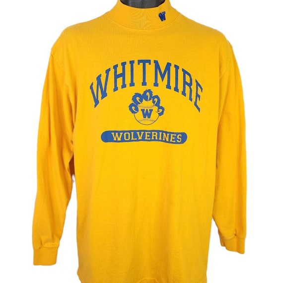 Whitmere Wolverines Baseball T Shirt Vintage 90s … - image 1