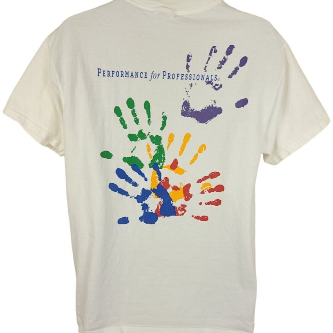 Dulux Sinclair Paint Stores T Shirt Vintage 90s Hands Art Tee Mens
