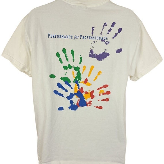 Dulux Sinclair Paint Stores T Shirt Vintage 90s Hands Art Tee Mens