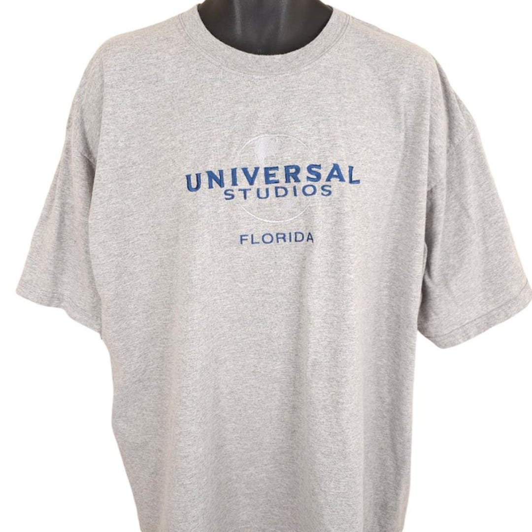 【USA製】UNIVERSAL STUDIOS Tシャツ Vintage Universal Studios Florida T Shirt Mens Size 2XL Gray Y2K