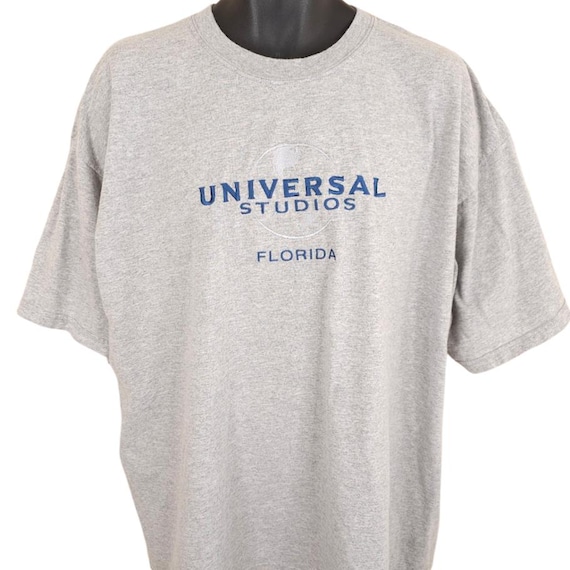 Vintage Universal Studios Florida T Shirt Mens Size 2XL Gray Y2K