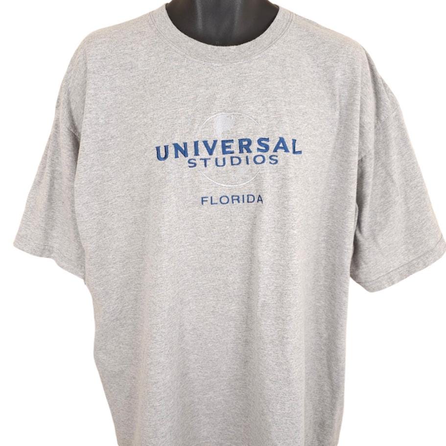 【USA製】UNIVERSAL STUDIOS Tシャツ Vintage Universal Studios Florida T Shirt Mens Size 2XL Gray Y2K