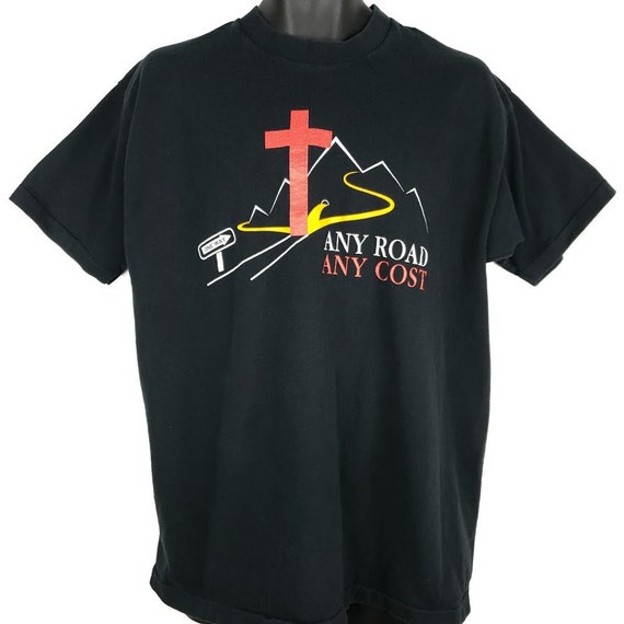 Christian T Shirt Vintage 90s Jesus Christ Any Ro… - image 1