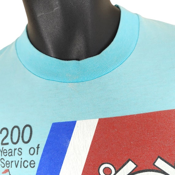 Vintage Coast Guard T Shirt Mens Size Small Bicen… - image 4