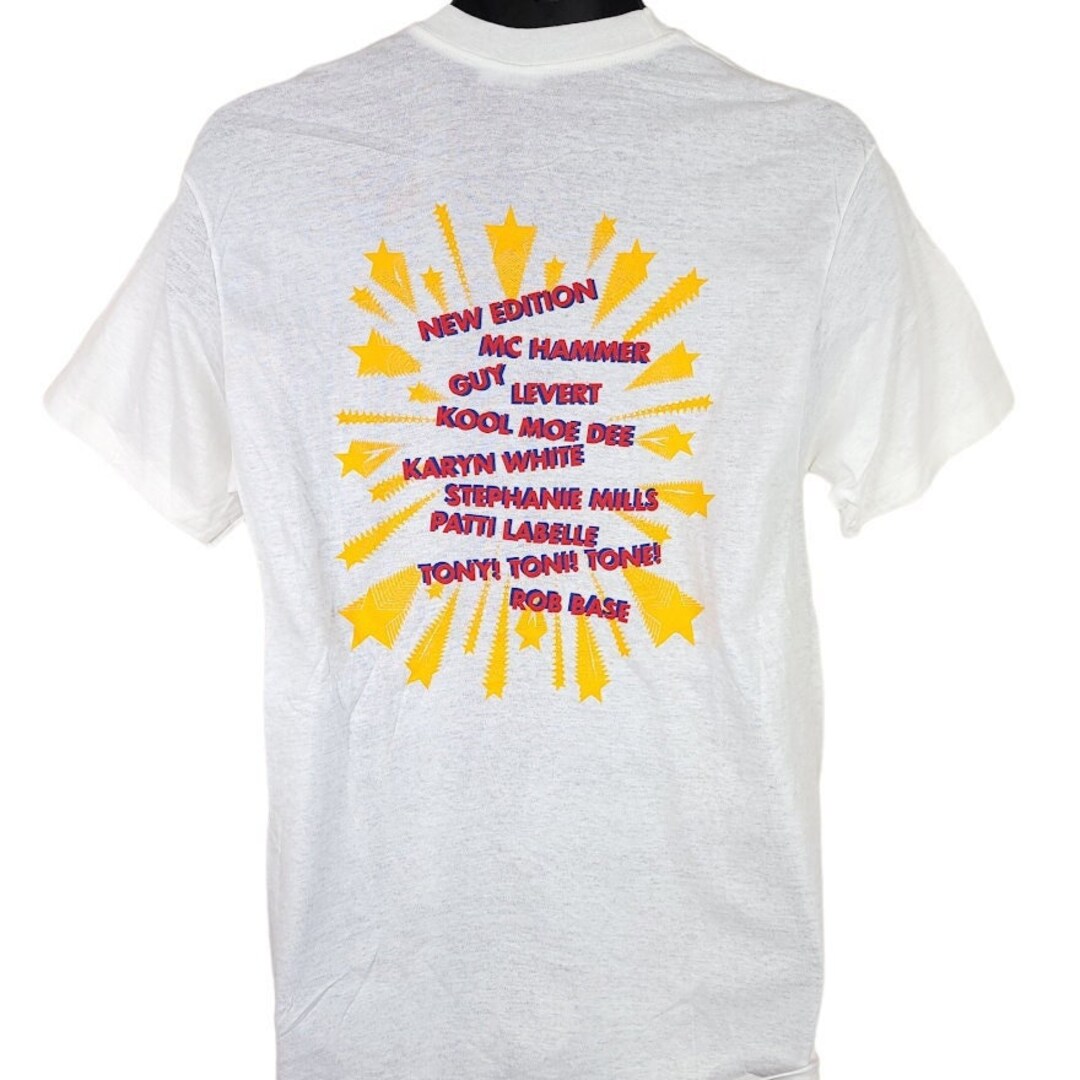 New Edition T Shirt Vintage 80s MC Hammer Rob Base Tony Toni Tone