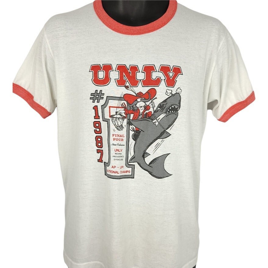 UNLV Runnin Rebels T Shirt Vintage 80s 