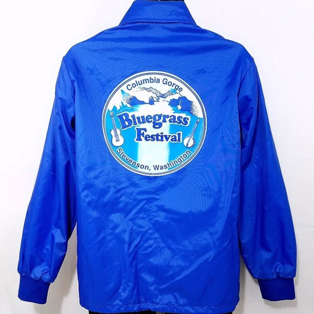 Columbia Bluegrass Festival Jacket Vintage 80s Union Etsy