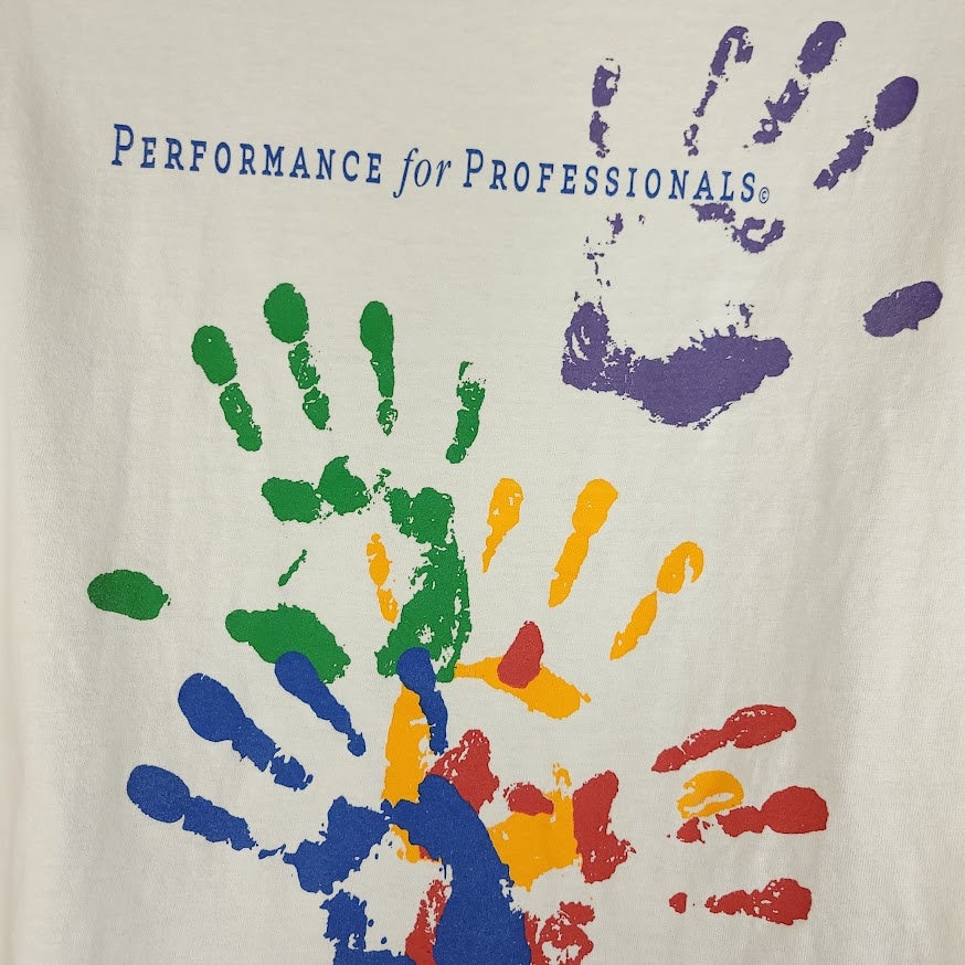 Dulux Sinclair Paint Stores T Shirt Vintage 90s Hands Art Tee Mens