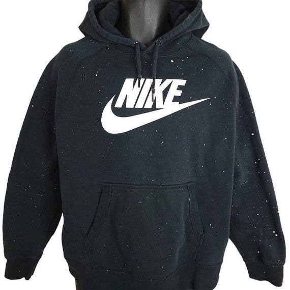 Nike Large Center Swoosh Hoodie Sweatshirt Vintag… - image 1