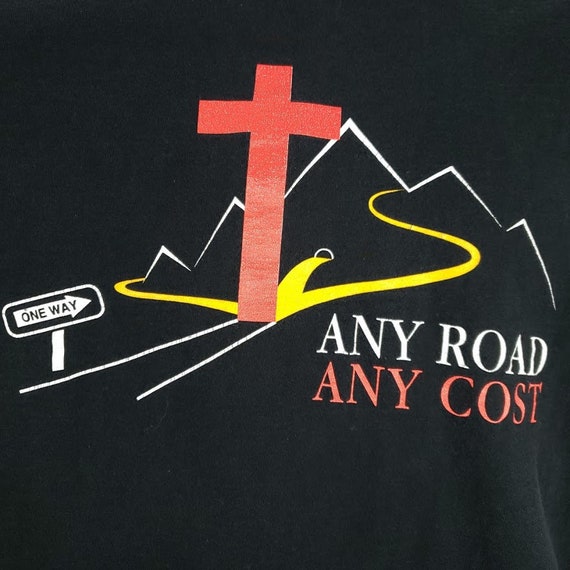 Christian T Shirt Vintage 90s Jesus Christ Any Ro… - image 2