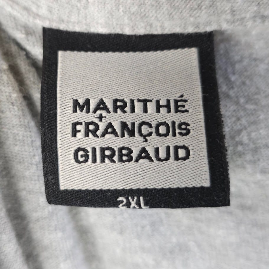 Vintage Marithe Francois Girbaud T Shirt Mens Size 2XL Gray 90s