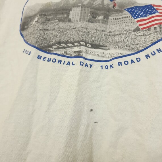 Bolder Boulder 10K Race T Shirt Vintage Y2K 2002 … - image 3