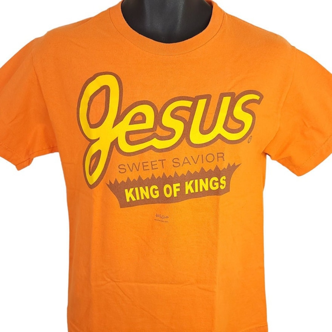 Christian T Shirt Vintage 90s Y2K Jesus Christ Reeses Candy Parody