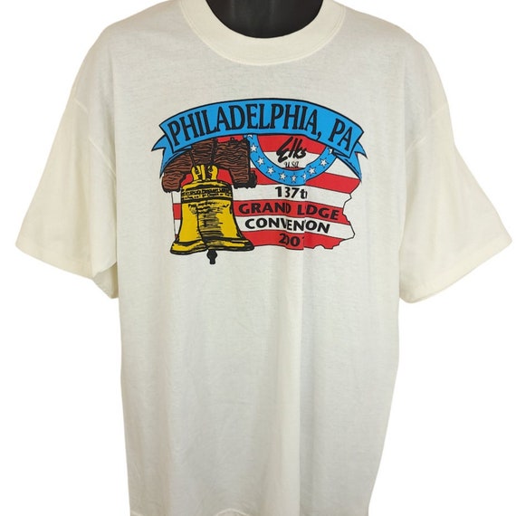 Philadelphia Elks T Shirt Vintage Y2K 2001 Grand … - image 1
