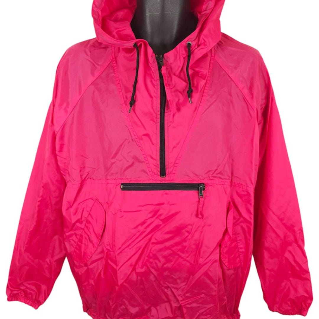 90s OLD GAP vtg デニムジャケット ピンクアノラック 70505 Vintage GAP Anorak Jacket Mens Size Medium Pink 90s Y2K Pullover