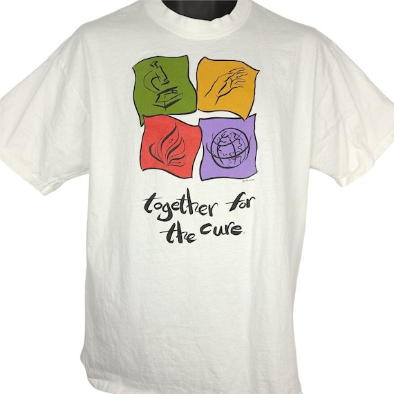 エイズ研究 T シャツ ヴィンテージ 90 年代 Together For The Cure