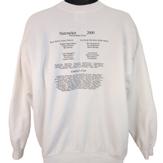 Tchaikovskys Nutcracker Sweatshirt Vintage Y2K 20… - image 4