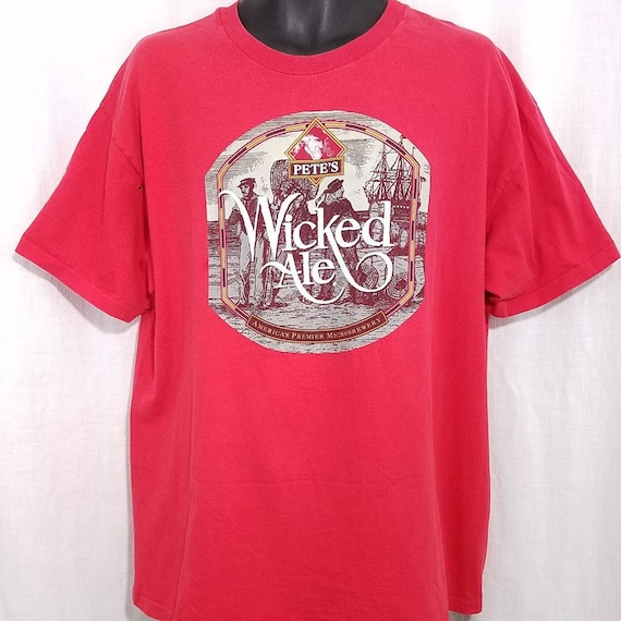 Petes Wicked Ale T Shirt Vintage 90s Brewing Comp… - image 1