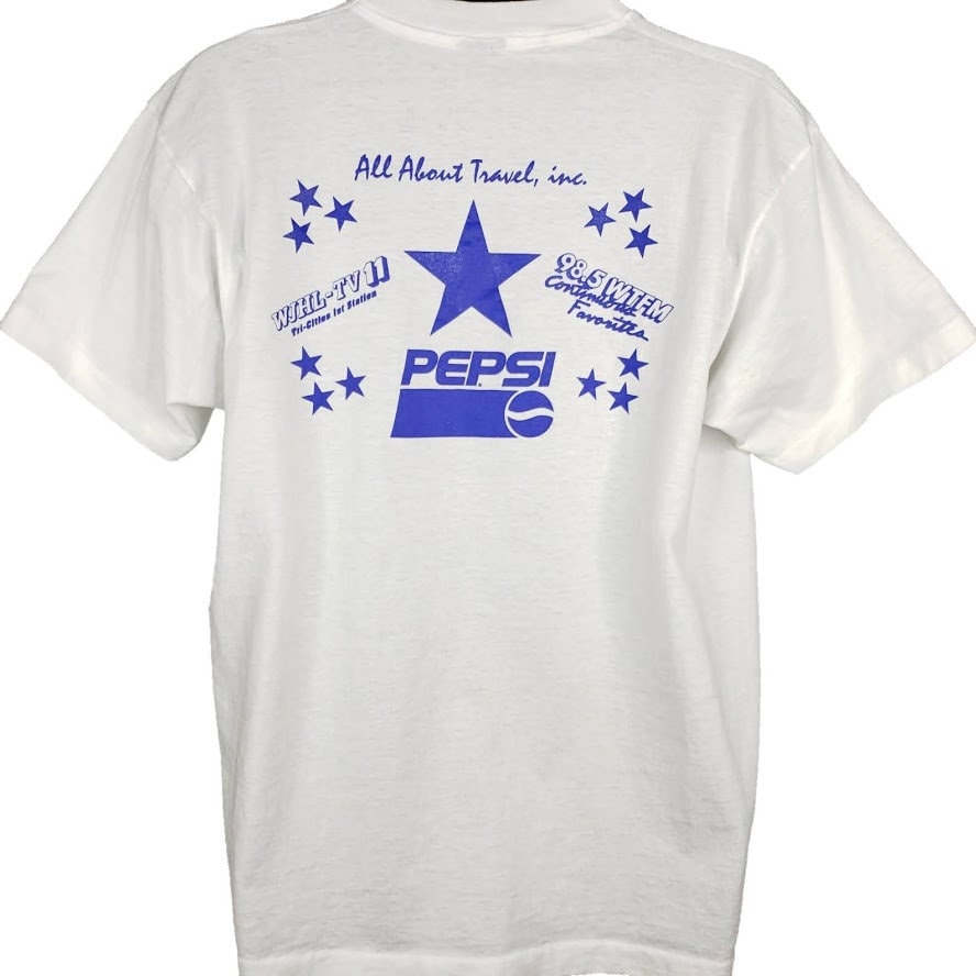 March of Dimes T Shirt Vintage 80s Walk America Pepsi Babies 50/50