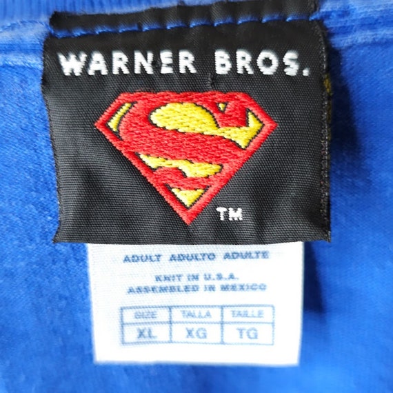 Superman T Shirt Mens Size XL Vintage Y2K DC Comi… - image 5
