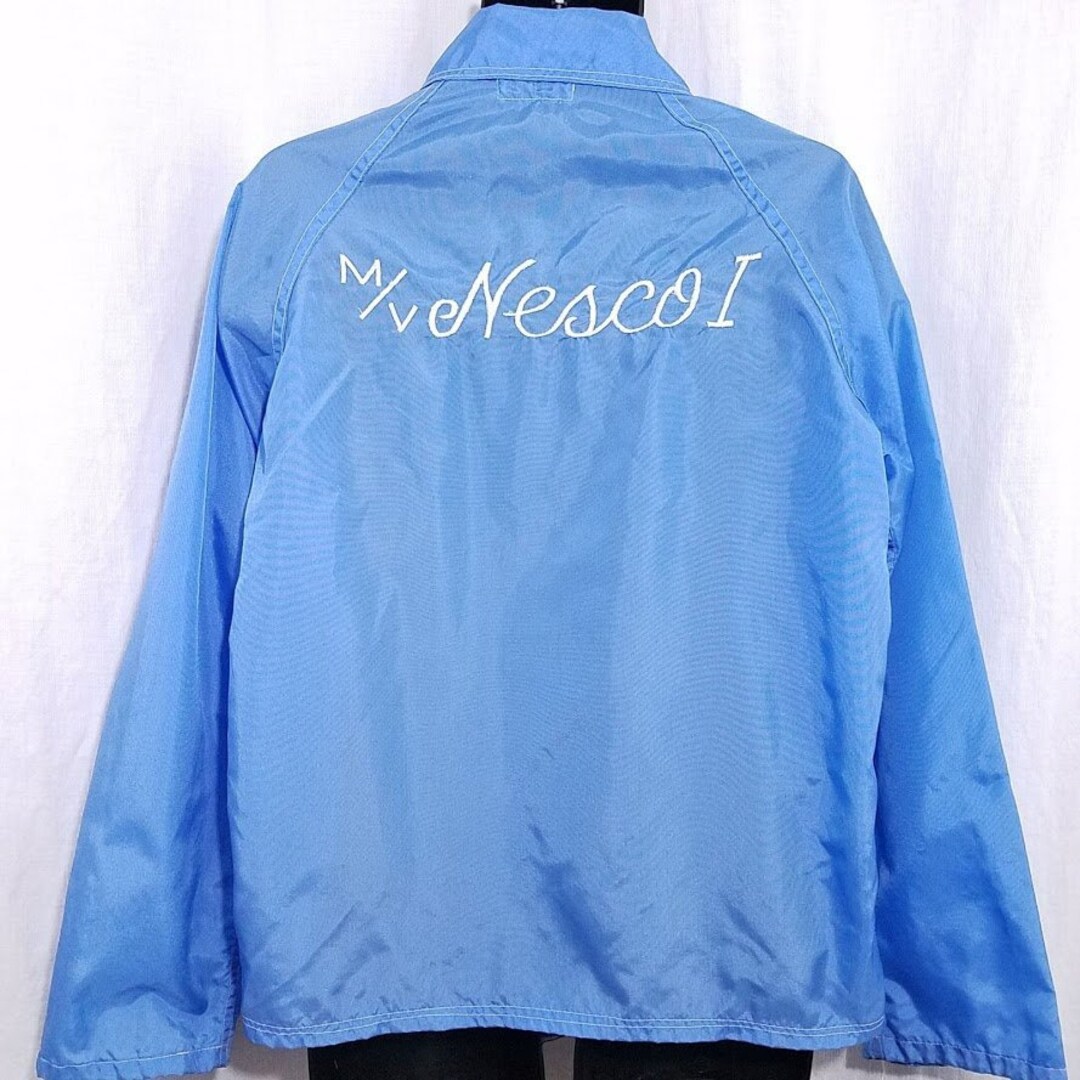 M/V Nesco I Ship Windbreaker Jacket Vintage 80s Made in USA Etsy
