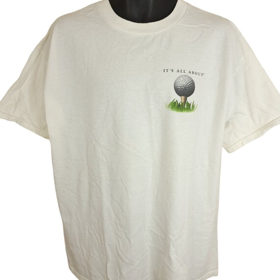 Its All About Golf T Shirt Vintage Y2K Golfing Golfer Tee