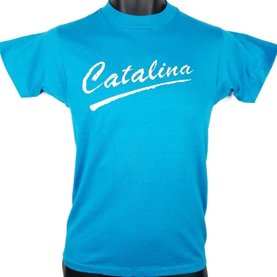 Catalina T Shirt Vintage 80s Single Stitch Hanes 50/50 Made in USA 