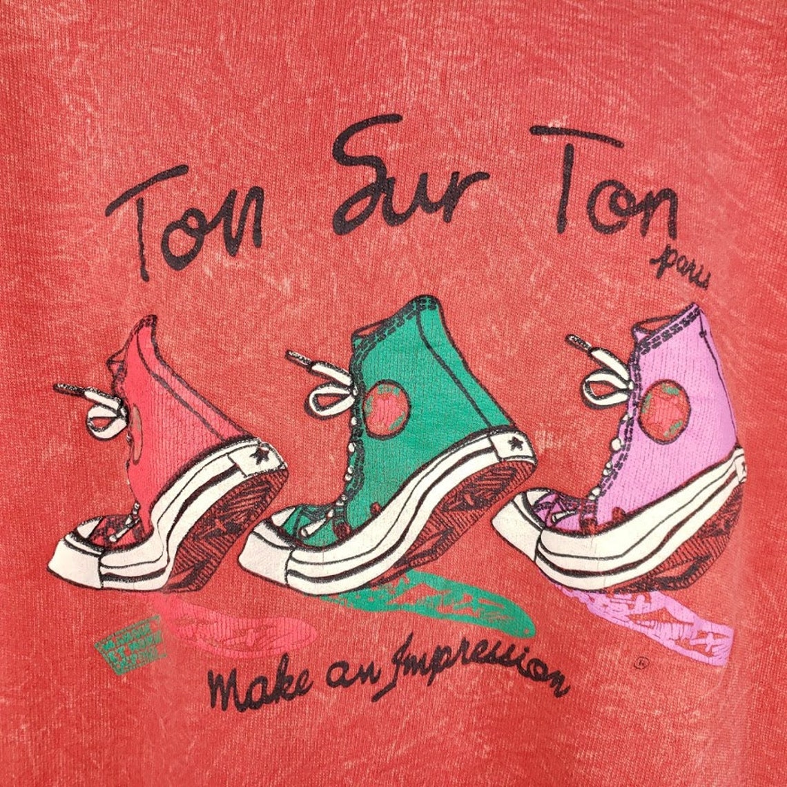 ton sur ton sweatshirt