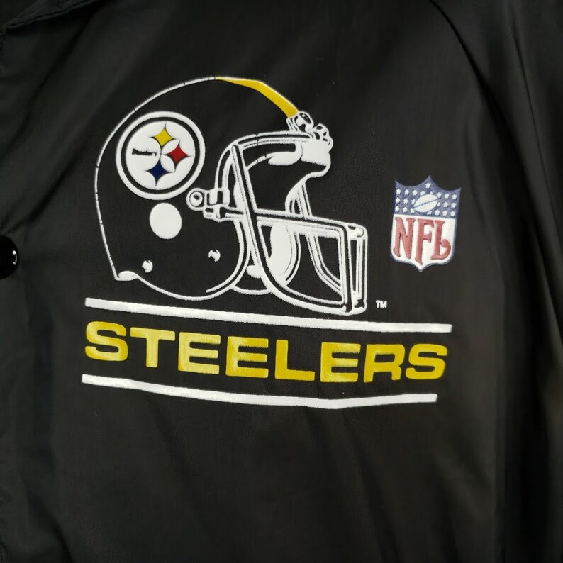 Pittsburgh Steelers Chalk Line Coach Jacket Vintage 80s Etsy