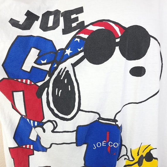 Snoopy Joe Cool T Shirt Vintage 90s Woodstock Peanuts… Gem