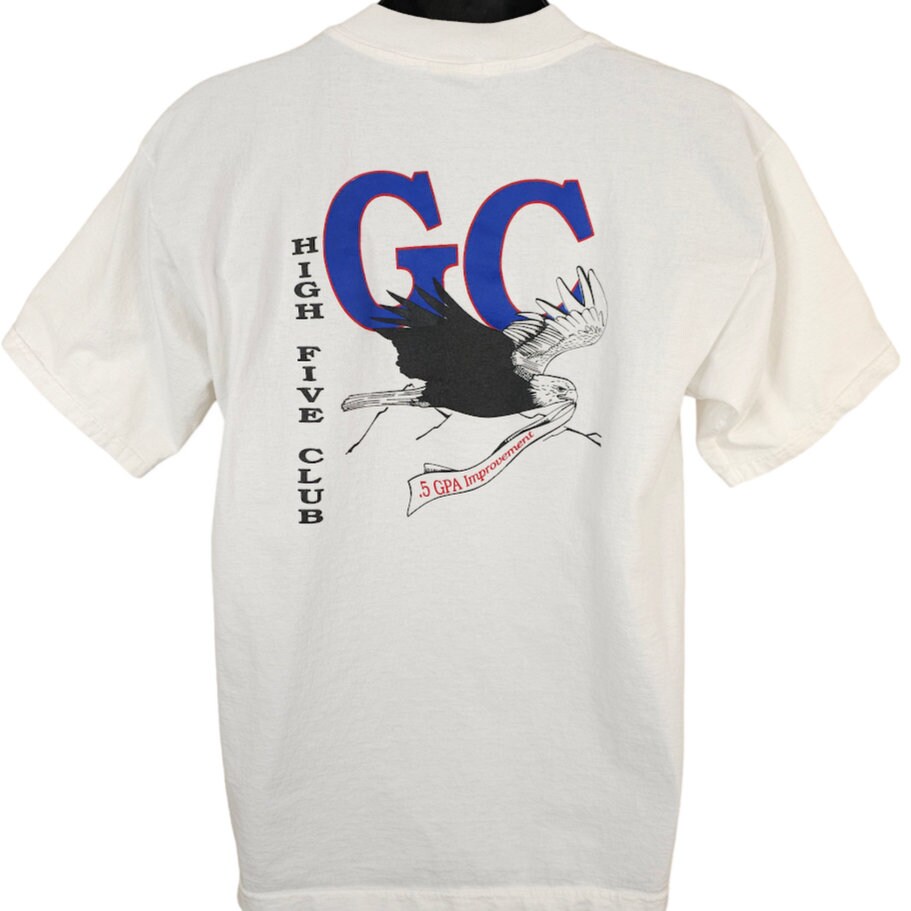 T-shirt Vintage Coca-Cola Gris Graphique - Taille L Pour Homme, Années 90