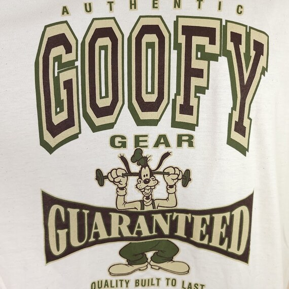 Goofy T Shirt Vintage 90s Authentic Gear Disney Store Tag Made in