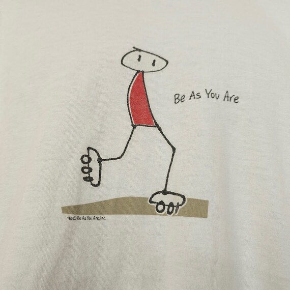 Be As You Are Skating T Shirt Vintage 90s In Line… - image 2