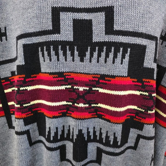 Southwestern Sweater Mens Size Large Vintage 90s … - image 2