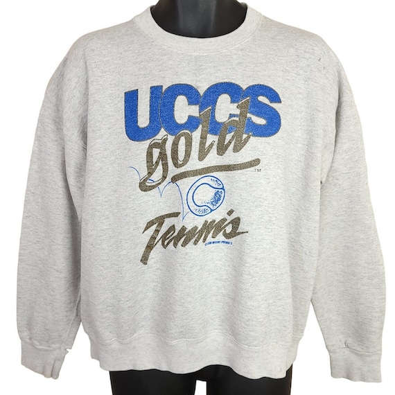 UCCS Tennis Sweatshirt Vintage 90s University Of … - image 1