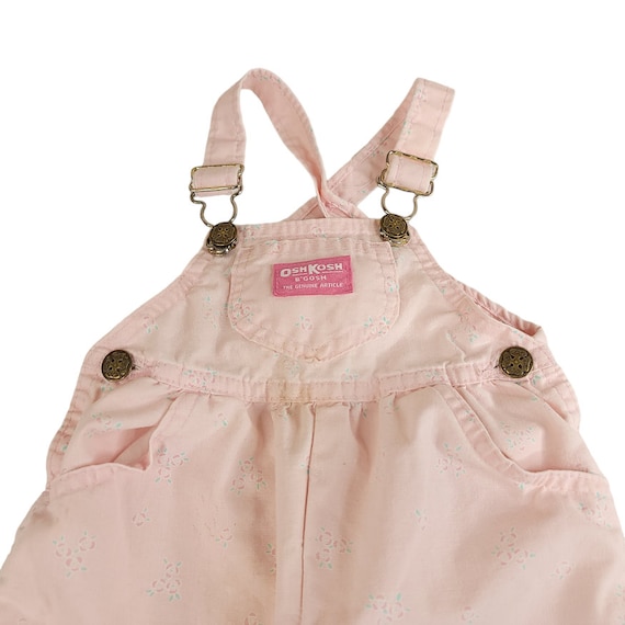 Oshkosh B'gosh Overalls Vintage 80s Floral All Over Print Flower