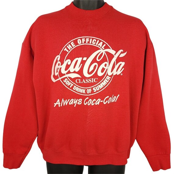 Coca Cola Sweatshirt Vintage 90s Always 