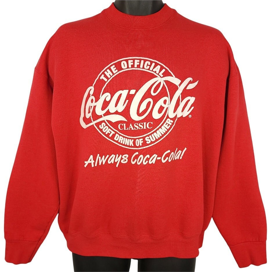 coca cola sweater vintage