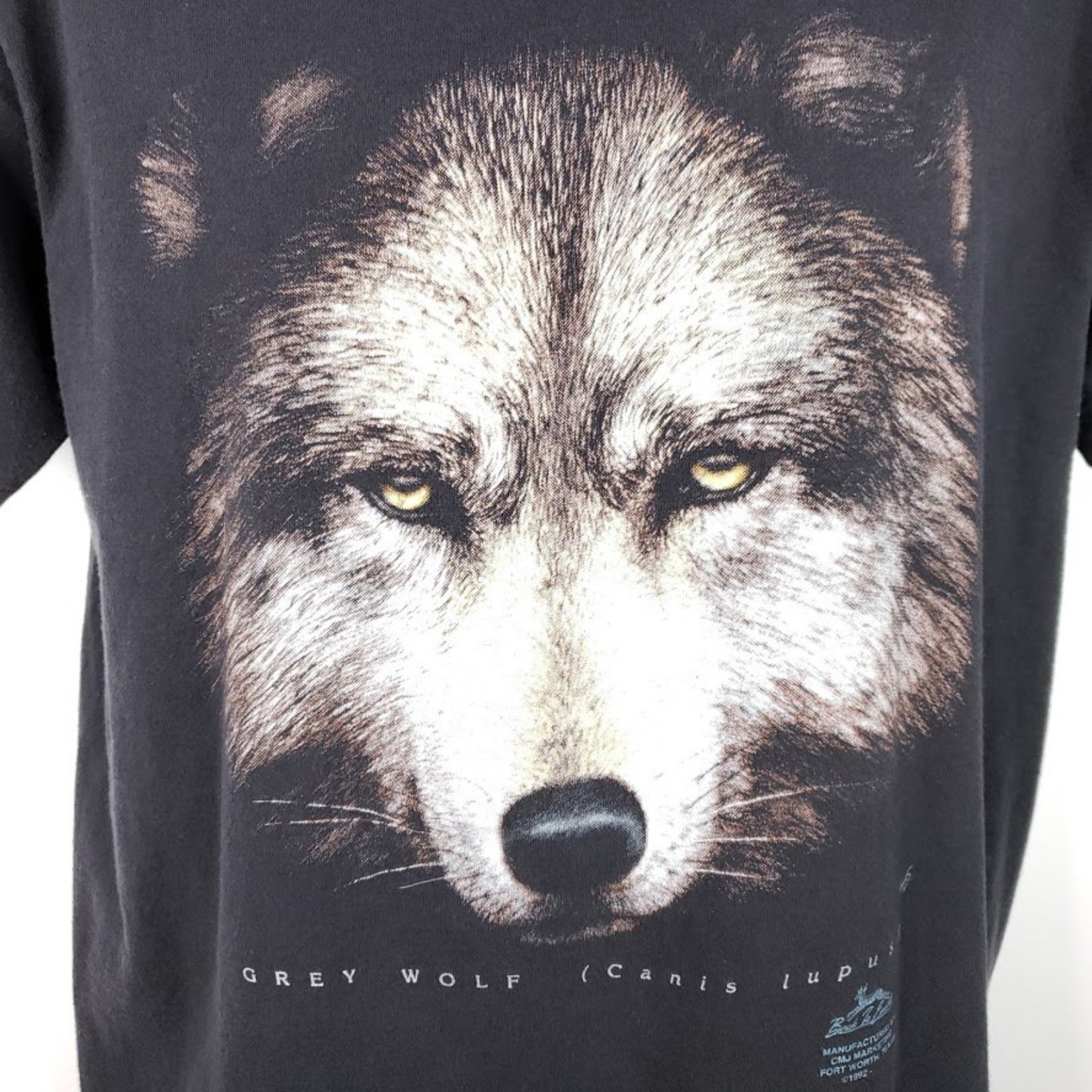 Grey Wolf T Shirt Vintage 90s Canis Lupus Gray Wolves Made In | Etsy