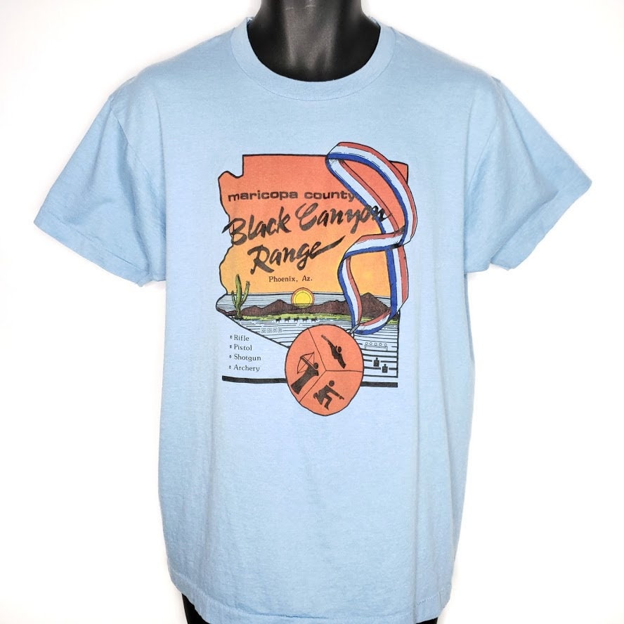 Black Canyon Shooting Range T Shirt Vintage 80s Maricopa Etsy