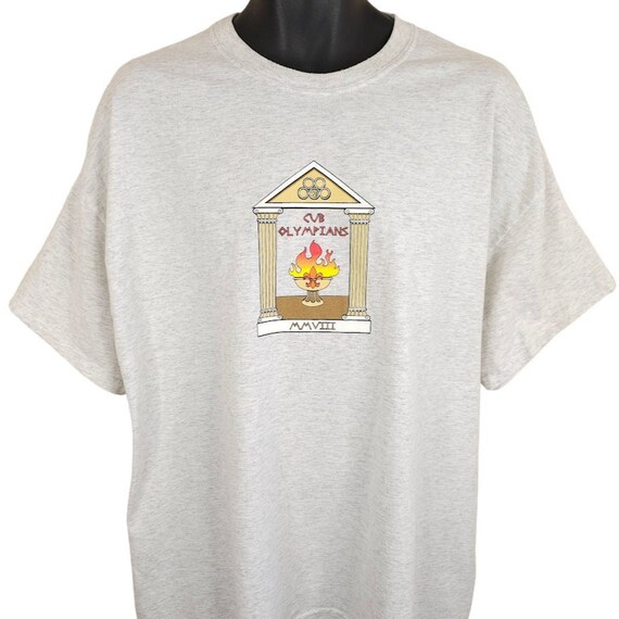 Vintage Boy Scouts T Shirt Mens Size 2XL Gray Y2K… - image 1