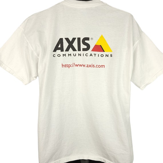 Axis Communications T Shirt Vintage 90s Network V… - image 3