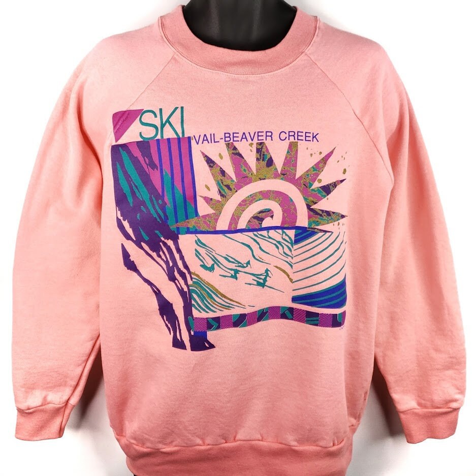 80s ski sweatshirt