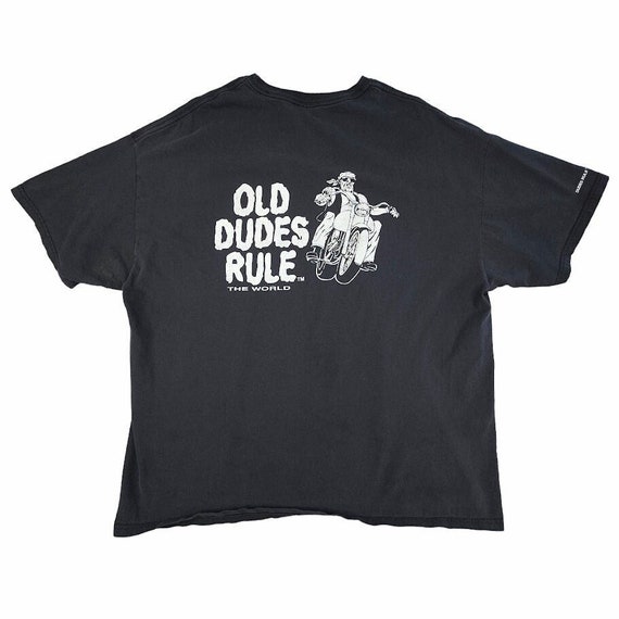 Vintage Old Dudes Rule The World T Shirt Mens Siz… - image 1