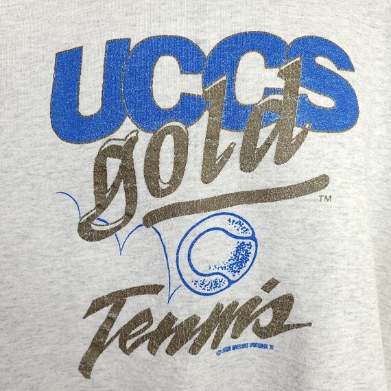 UCCS Tennis Sweatshirt Vintage 90s University Of … - image 2