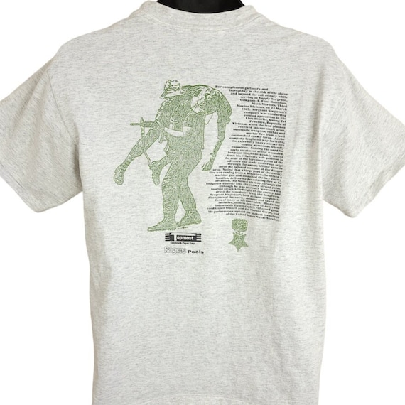 Marine Corps Memorial Run T Shirt Vintage 90s Sgt… - image 1